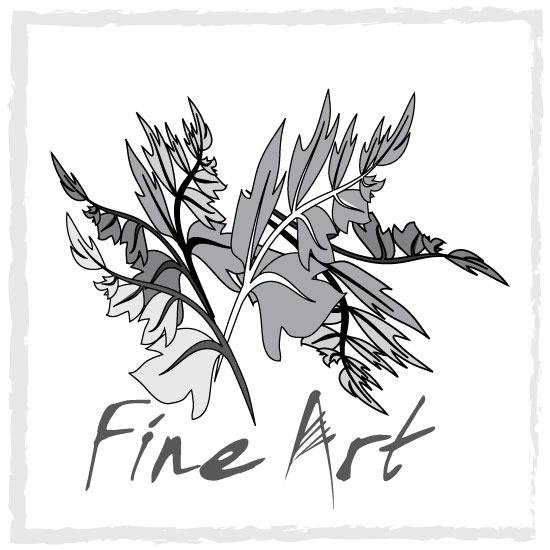 Line style icon for Fine Art.