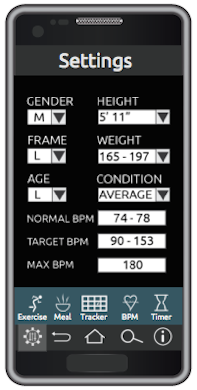 WEX settings page.