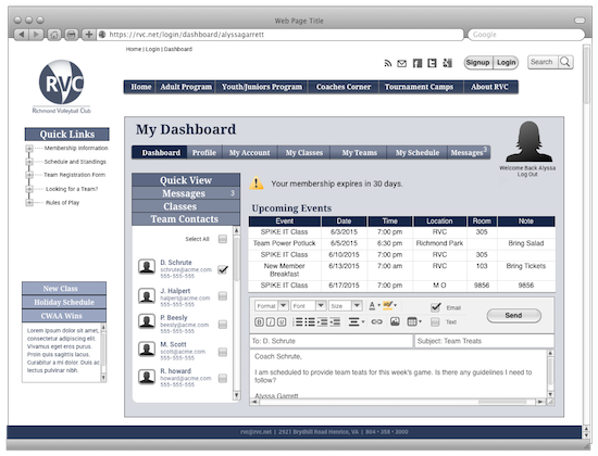 RVC Dashboard